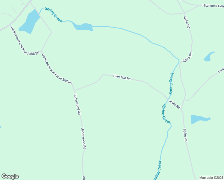 map of restaurants, bars, coffee shops, grocery stores, and more near 616 Blan Mill Road in Sparta