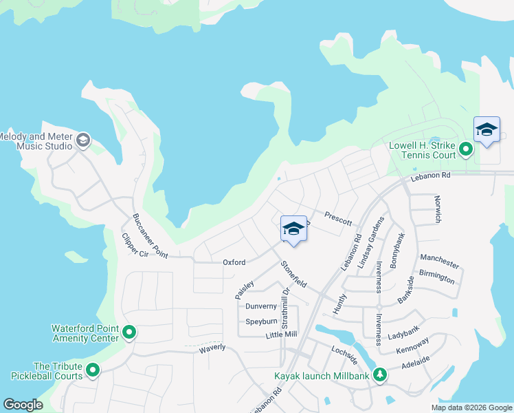 map of restaurants, bars, coffee shops, grocery stores, and more near 8321 Western in The Colony