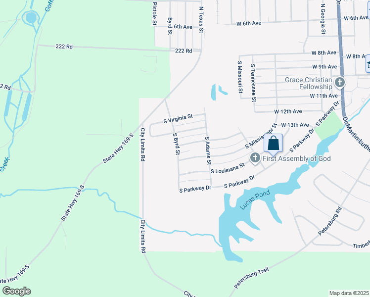 map of restaurants, bars, coffee shops, grocery stores, and more near 1711 South Tennessee Street in Crossett