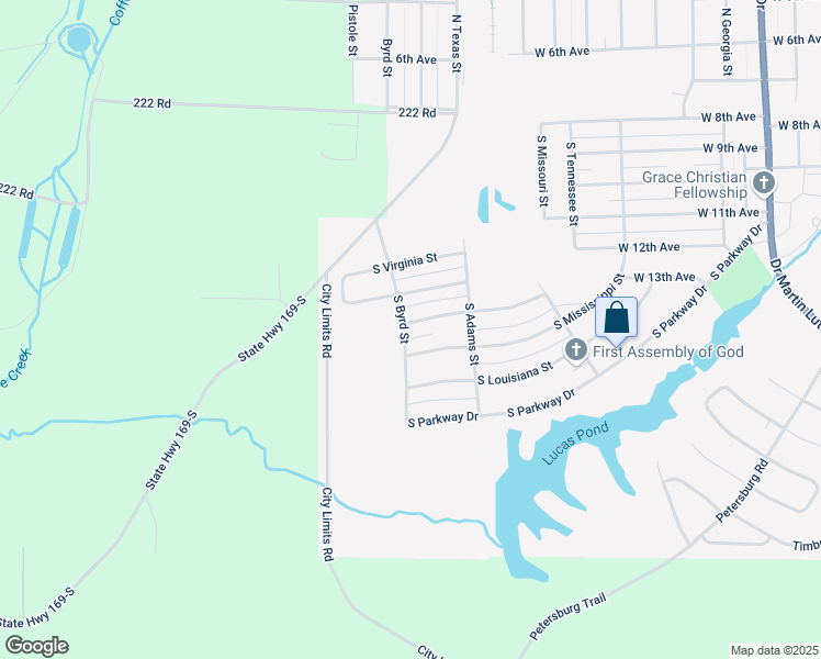 map of restaurants, bars, coffee shops, grocery stores, and more near 1711 South Tennessee Street in Crossett