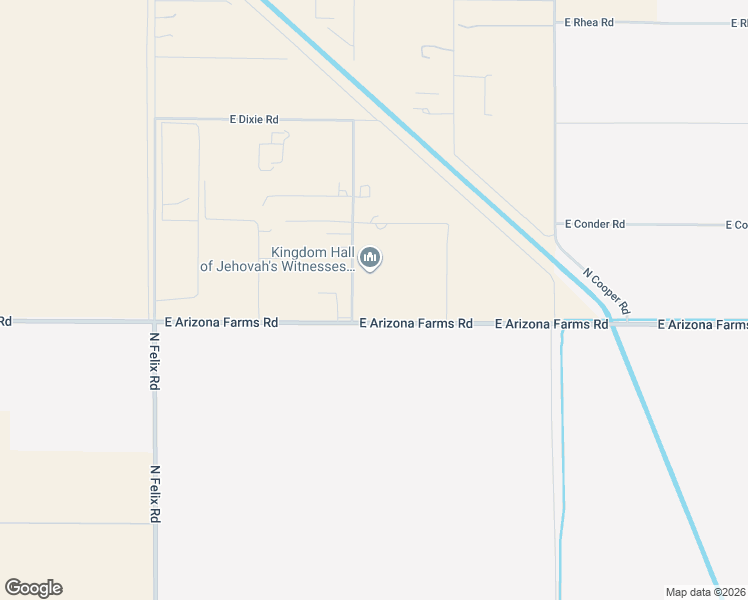 map of restaurants, bars, coffee shops, grocery stores, and more near 26589 North Aladdin Road in Florence