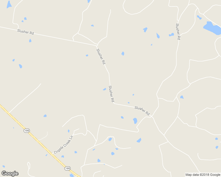 map of restaurants, bars, coffee shops, grocery stores, and more near Slusher Road in Jacksboro