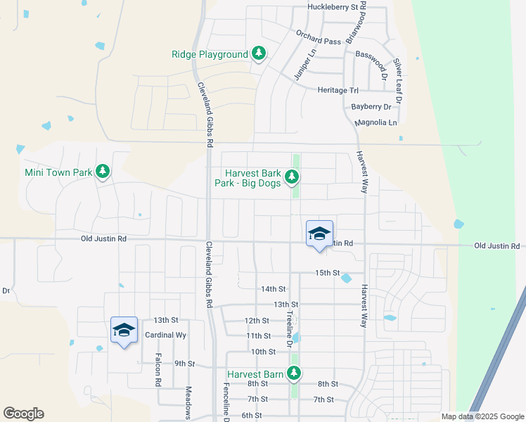 map of restaurants, bars, coffee shops, grocery stores, and more near 1424 16th Street in Northlake