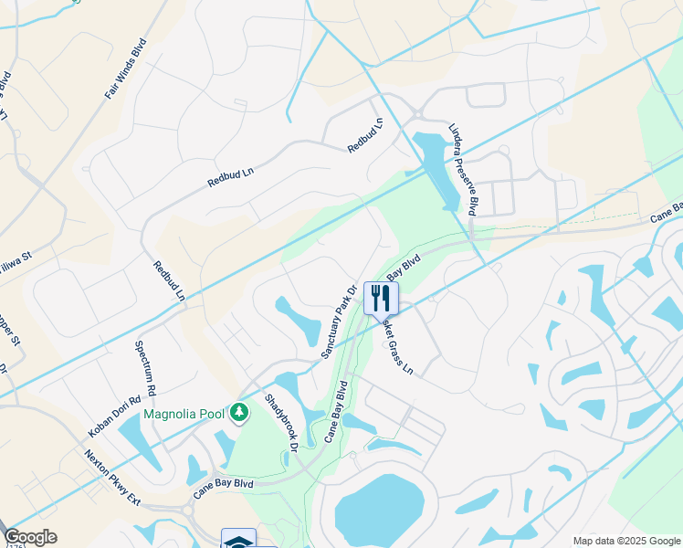 map of restaurants, bars, coffee shops, grocery stores, and more near 107 Glenspring Drive in Summerville
