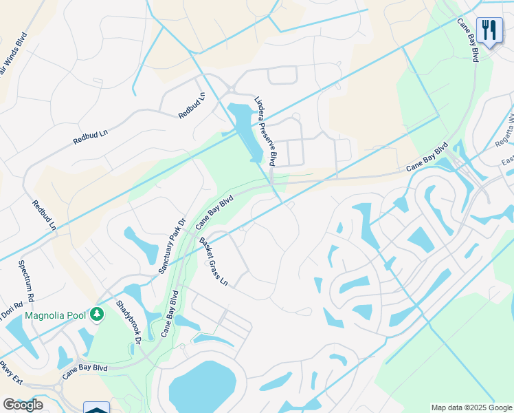 map of restaurants, bars, coffee shops, grocery stores, and more near 435 Northern Red Oak Dr in Summerville