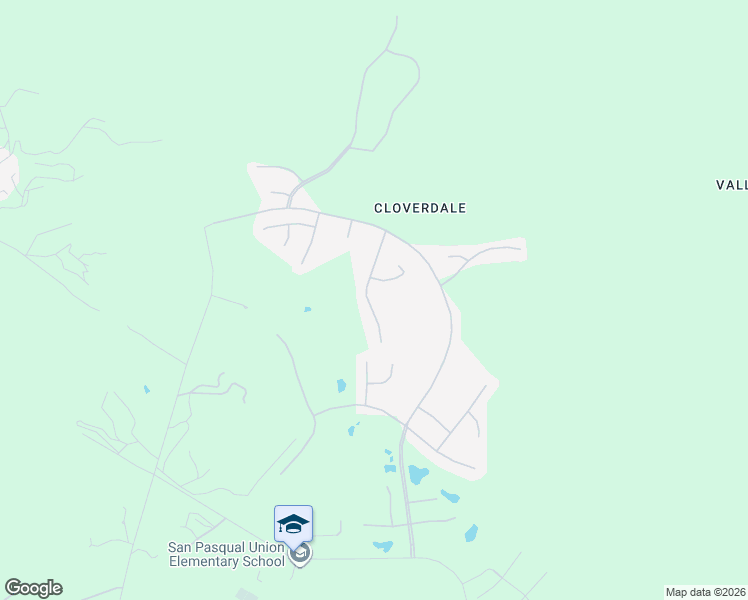 map of restaurants, bars, coffee shops, grocery stores, and more near 2312 Orchard View Lane in Escondido