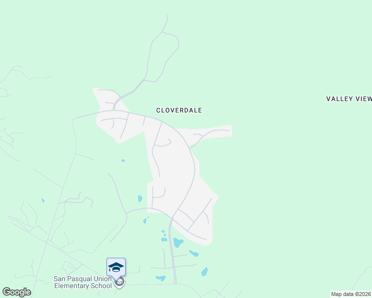 map of restaurants, bars, coffee shops, grocery stores, and more near 2311 Ranchview Place in Escondido