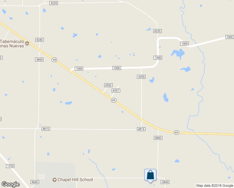 map of restaurants, bars, coffee shops, grocery stores, and more near 56 Private Road 4357 in Mount Pleasant