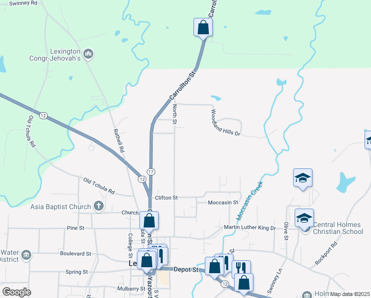 map of restaurants, bars, coffee shops, grocery stores, and more near 315 North Street in Lexington
