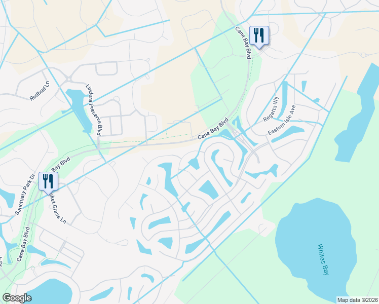 map of restaurants, bars, coffee shops, grocery stores, and more near 519 Tranquil Waters Way in Summerville