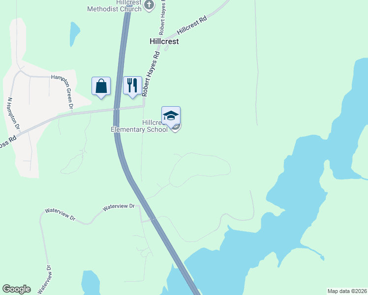 map of restaurants, bars, coffee shops, grocery stores, and more near 129 Wellington Drive in LaGrange