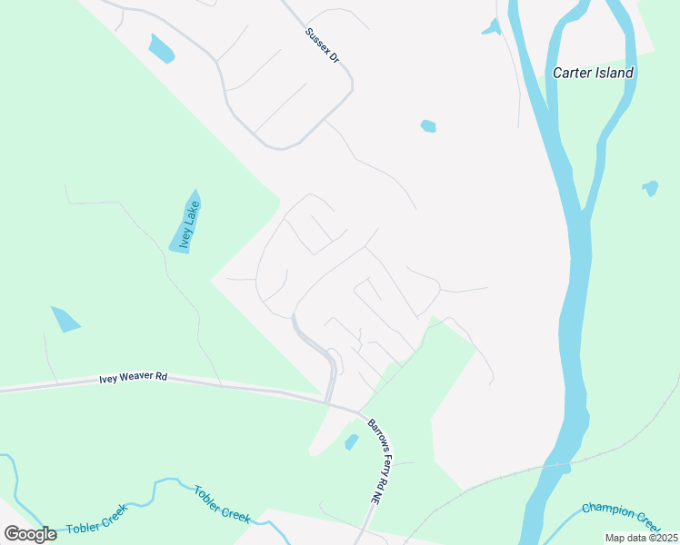 map of restaurants, bars, coffee shops, grocery stores, and more near 2445 River Ridge Road Northeast in Milledgeville