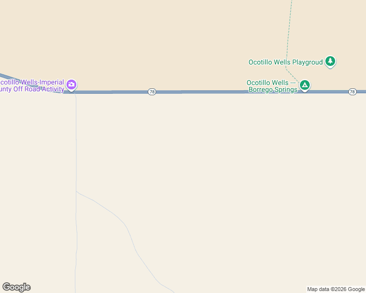 map of restaurants, bars, coffee shops, grocery stores, and more near 2189 Highway 78 in Borrego Springs