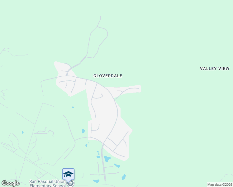 map of restaurants, bars, coffee shops, grocery stores, and more near 2311 Ranchview Place in Escondido