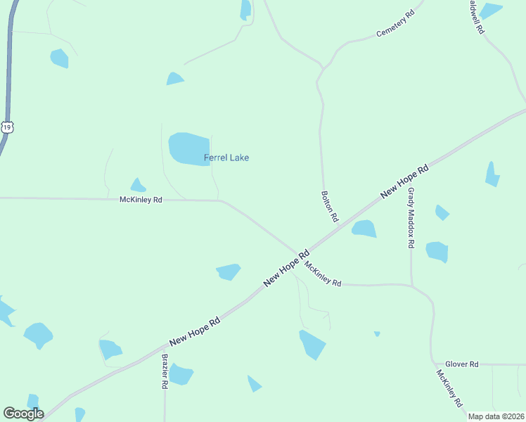 map of restaurants, bars, coffee shops, grocery stores, and more near 1997 McKinley Road in Zebulon