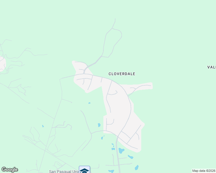 map of restaurants, bars, coffee shops, grocery stores, and more near 2251 Orchard View Lane in Escondido