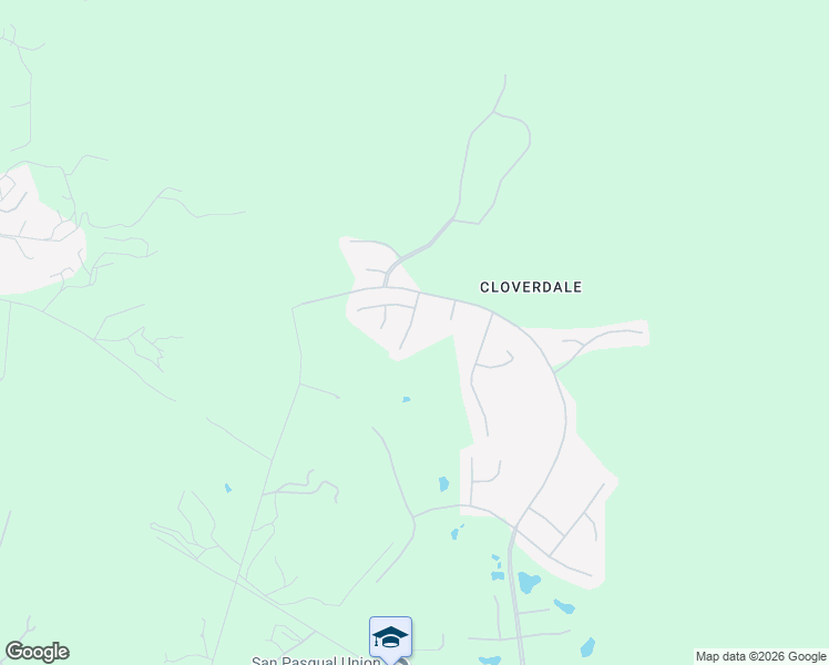 map of restaurants, bars, coffee shops, grocery stores, and more near 3133 Amberwood Lane in Escondido