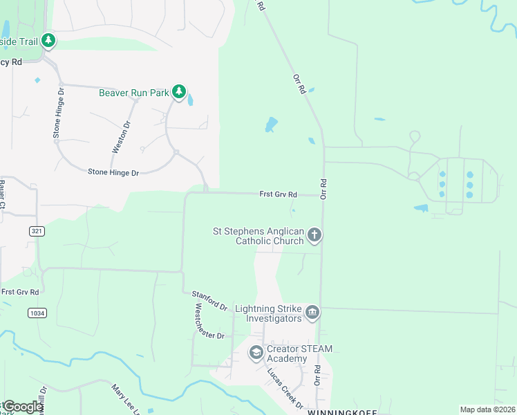 map of restaurants, bars, coffee shops, grocery stores, and more near 200 East Forest Grove Road in Allen