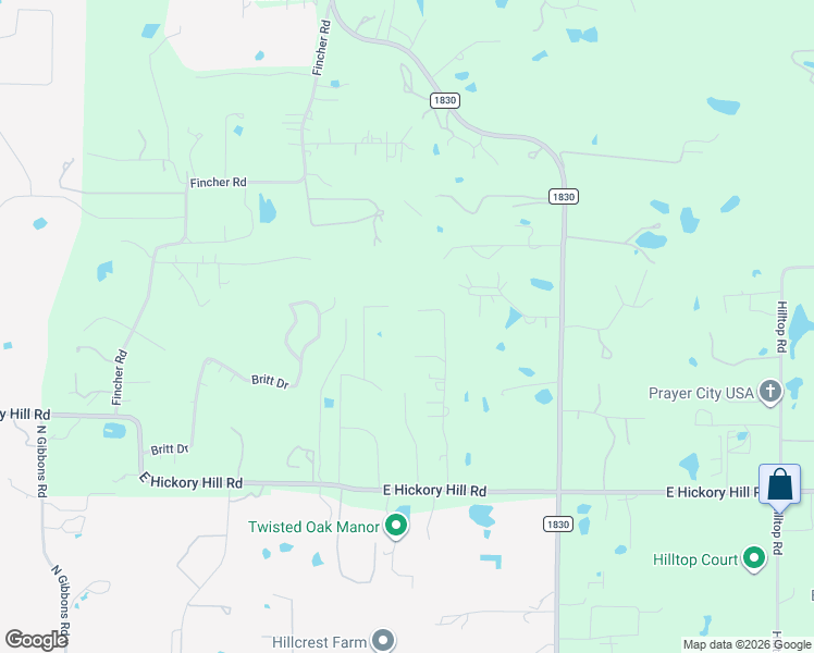map of restaurants, bars, coffee shops, grocery stores, and more near 11141 South Hunter Hill Lane in Argyle