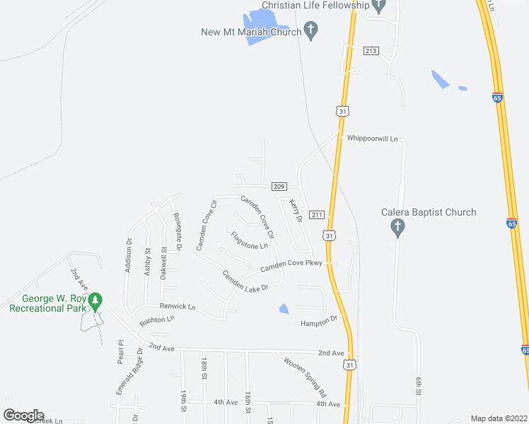 map of restaurants, bars, coffee shops, grocery stores, and more near 384 Camden Cove Circle in Calera