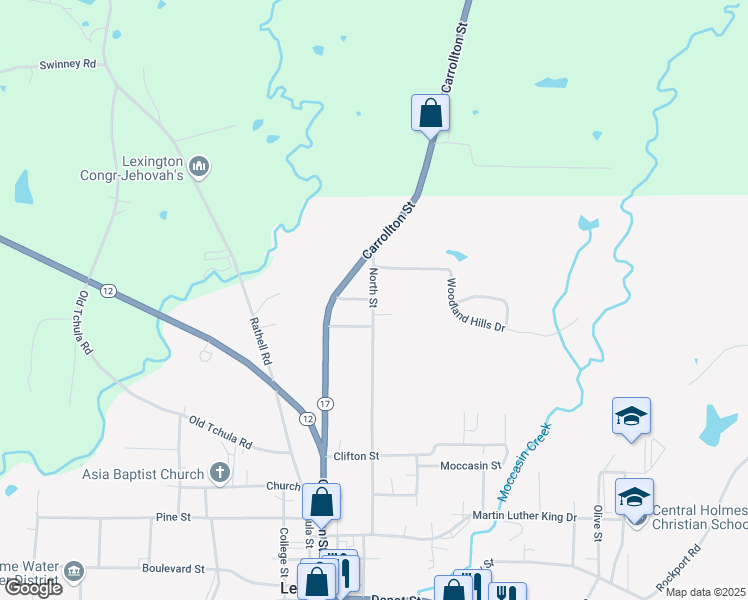 map of restaurants, bars, coffee shops, grocery stores, and more near 315 North Street in Lexington