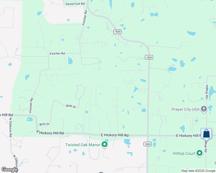 map of restaurants, bars, coffee shops, grocery stores, and more near 11141 South Hunter Hill Lane in Argyle