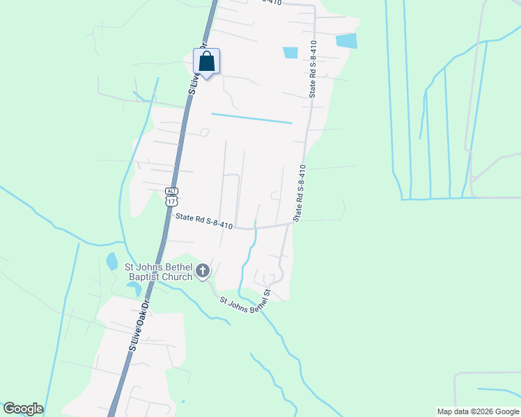 map of restaurants, bars, coffee shops, grocery stores, and more near 116 Go Kart Lane in Moncks Corner