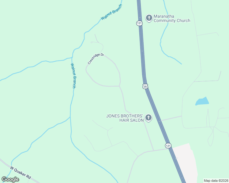 map of restaurants, bars, coffee shops, grocery stores, and more near 219 Crestridge Drive in Waynesboro