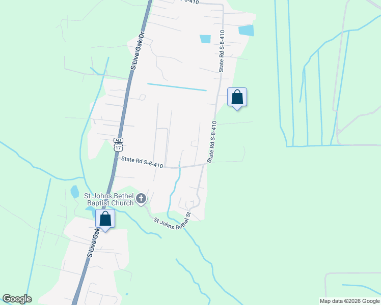 map of restaurants, bars, coffee shops, grocery stores, and more near 116 Go Kart Lane in Moncks Corner
