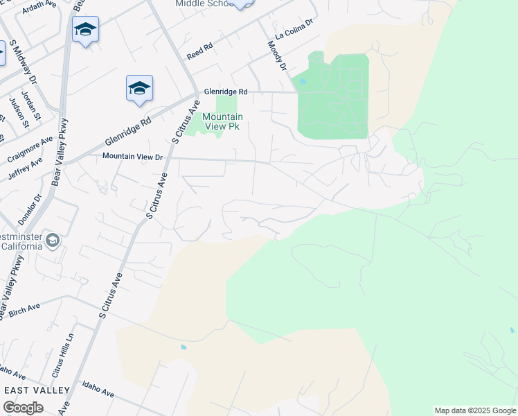 map of restaurants, bars, coffee shops, grocery stores, and more near 2373 Carroll Lane in Escondido