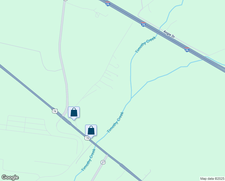 map of restaurants, bars, coffee shops, grocery stores, and more near 141 Bettie Drive in Ridgeville