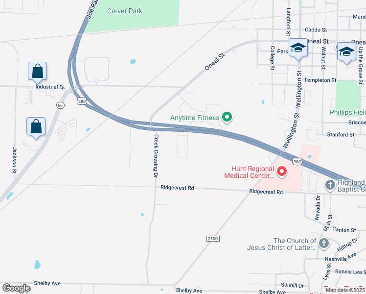 map of restaurants, bars, coffee shops, grocery stores, and more near 5015 Joe Ramsey Boulevard East in Greenville