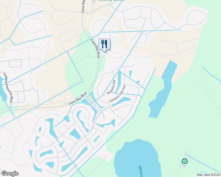map of restaurants, bars, coffee shops, grocery stores, and more near 320 Regatta Way in Summerville