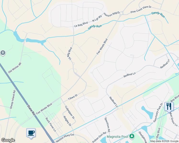 map of restaurants, bars, coffee shops, grocery stores, and more near 253 Firewheel Court in Summerville