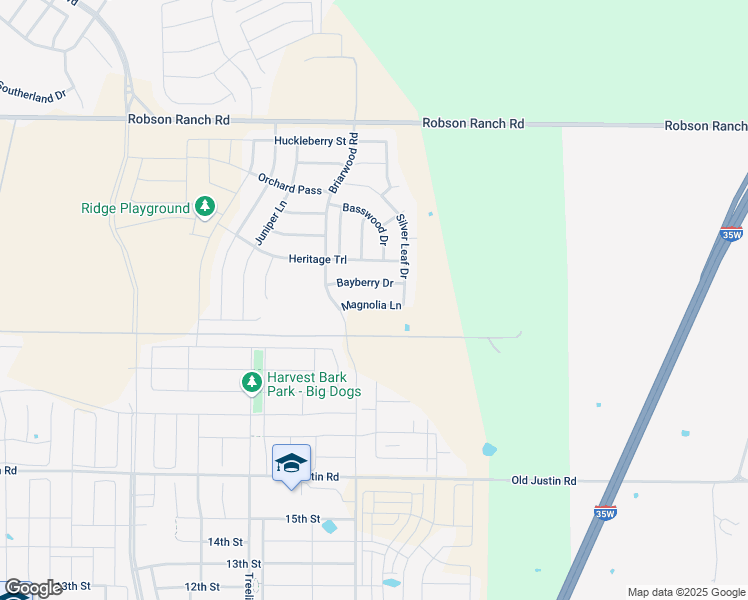 map of restaurants, bars, coffee shops, grocery stores, and more near Unnamed Road in Northlake