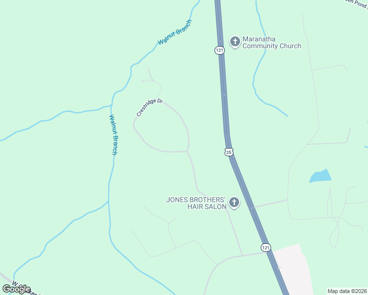 map of restaurants, bars, coffee shops, grocery stores, and more near 219 Crest Ridge Drive in Waynesboro