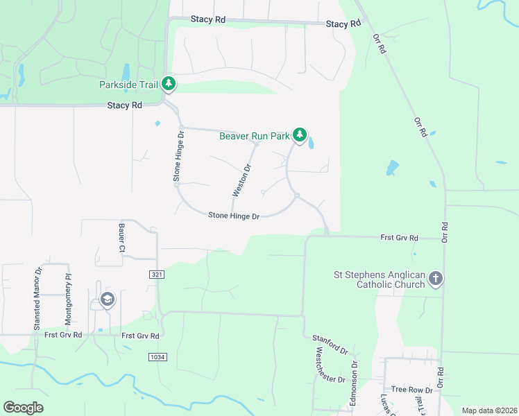 map of restaurants, bars, coffee shops, grocery stores, and more near 81 Stone Hinge Drive in Fairview