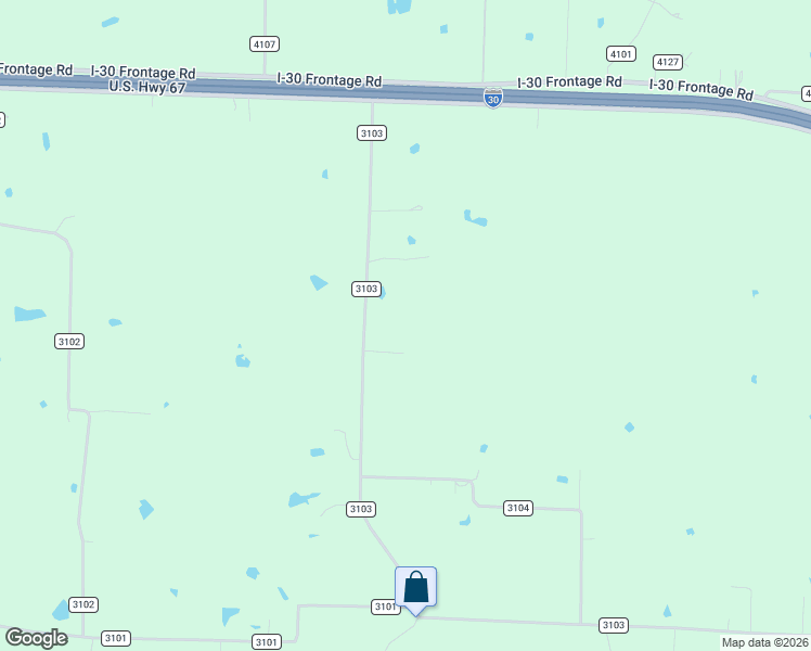 map of restaurants, bars, coffee shops, grocery stores, and more near 407 County Road 3103 in Greenville