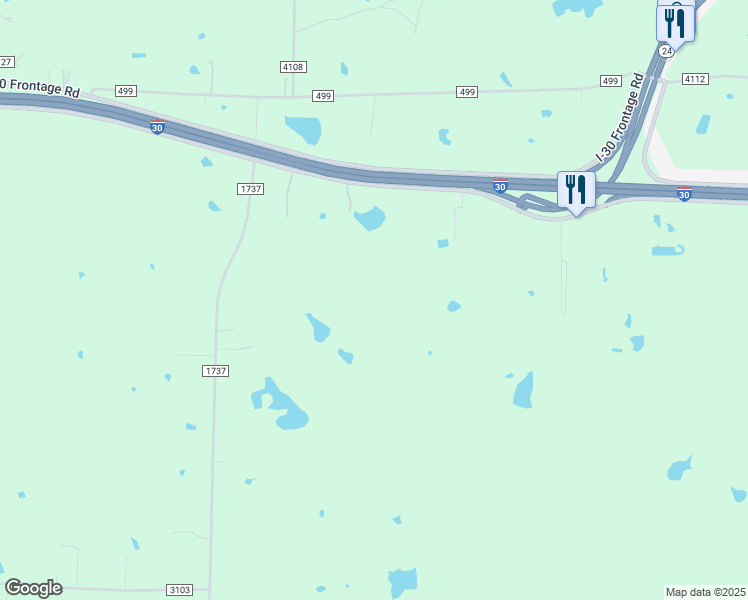 map of restaurants, bars, coffee shops, grocery stores, and more near 329 Farm to Market Road 1737 in Greenville