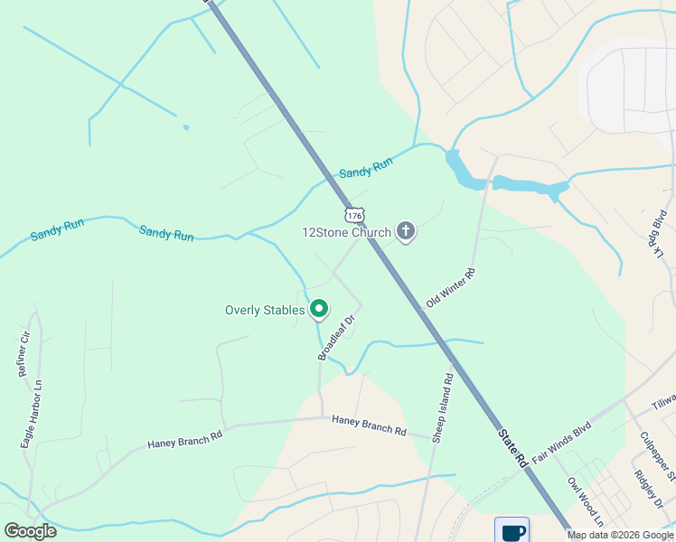 map of restaurants, bars, coffee shops, grocery stores, and more near 126 Fladger Lane in Summerville