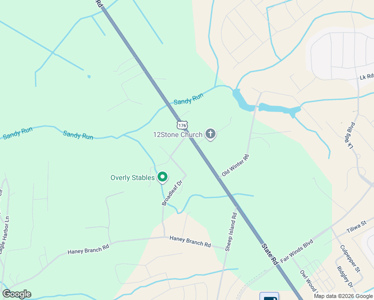 map of restaurants, bars, coffee shops, grocery stores, and more near 126 Fladger Lane in Summerville