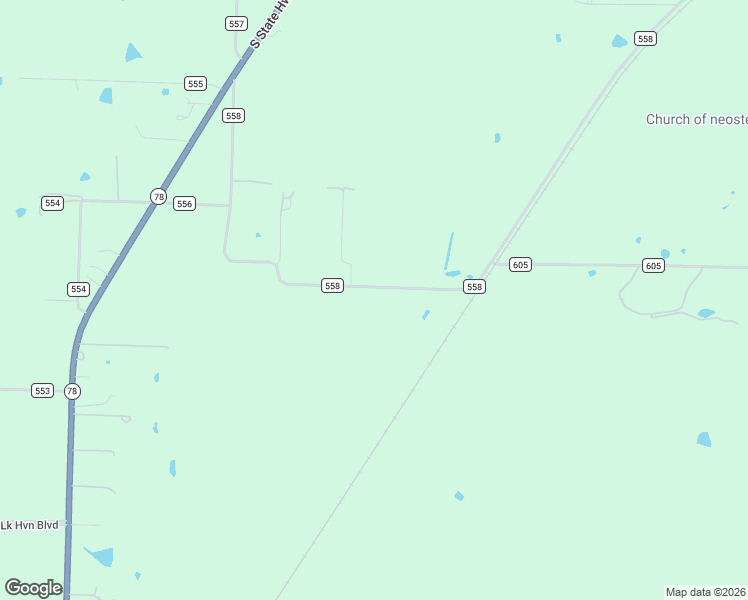 map of restaurants, bars, coffee shops, grocery stores, and more near 15396 County Road 558 in Farmersville