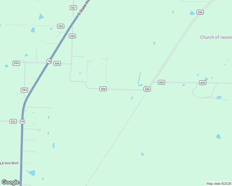 map of restaurants, bars, coffee shops, grocery stores, and more near 15396 County Road 558 in Farmersville