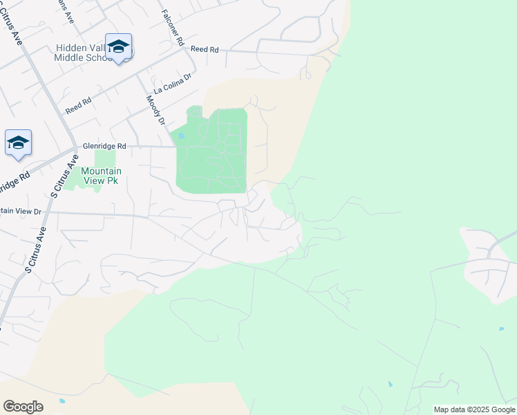 map of restaurants, bars, coffee shops, grocery stores, and more near 2672 Canyon Crest Drive in Escondido