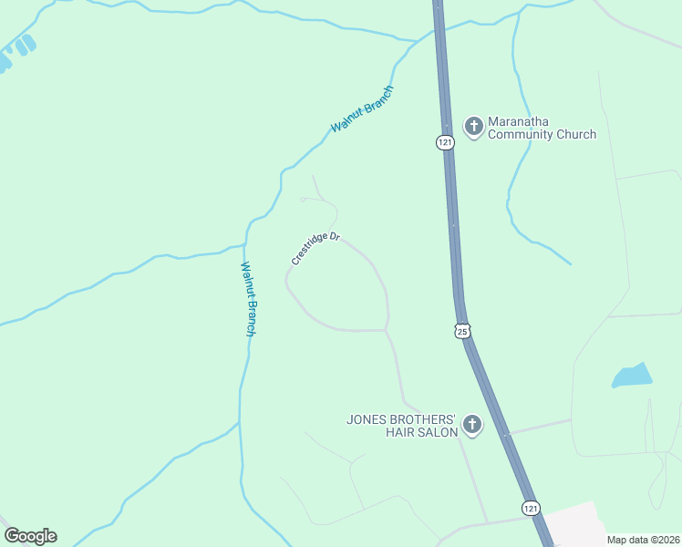 map of restaurants, bars, coffee shops, grocery stores, and more near 227 Crestridge Drive in Waynesboro