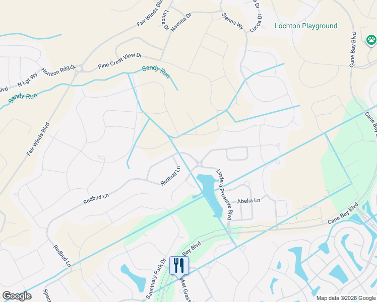 map of restaurants, bars, coffee shops, grocery stores, and more near 190 Lindera Preserve Boulevard in Moncks Corner