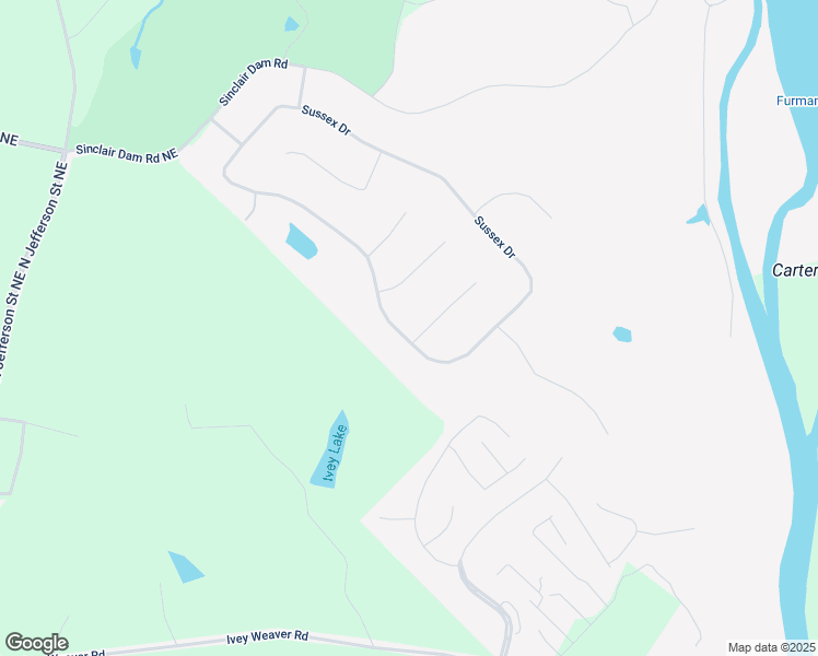 map of restaurants, bars, coffee shops, grocery stores, and more near 3729 Sussex Drive in Milledgeville