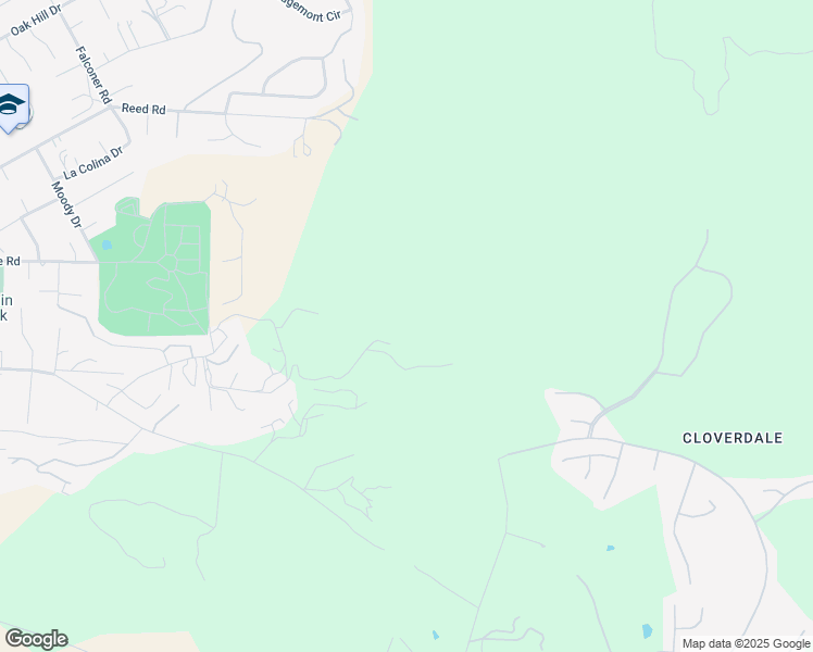map of restaurants, bars, coffee shops, grocery stores, and more near 2682 Canyon Crest Drive in Escondido