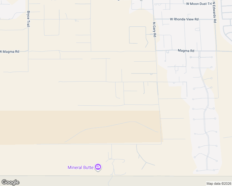 map of restaurants, bars, coffee shops, grocery stores, and more near Rhea Road in San Tan Valley