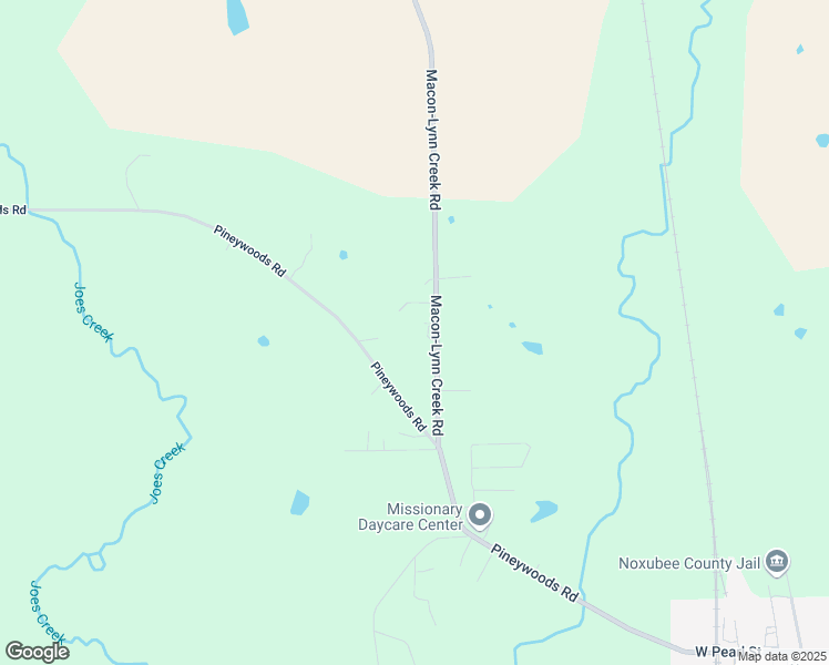 map of restaurants, bars, coffee shops, grocery stores, and more near Macon-Lynn Creek Road in Macon